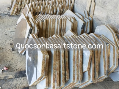 Đá basalt bước chân cưa thô